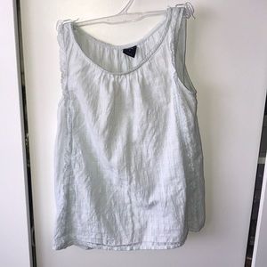 Pale Blue Lace Top (Size S)